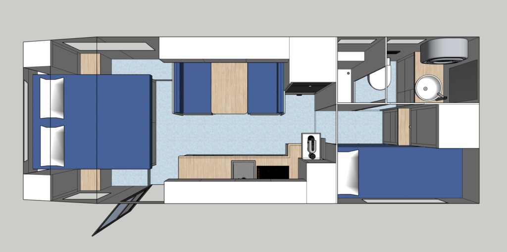 Bushtracker Caravan Custom Layout